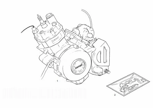 Engine Derbi Senda R Racer E1 2003