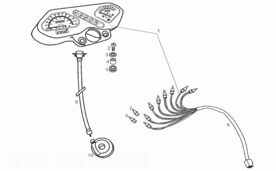 Speedometer Derbi Senda Sm X-trem E2 2004