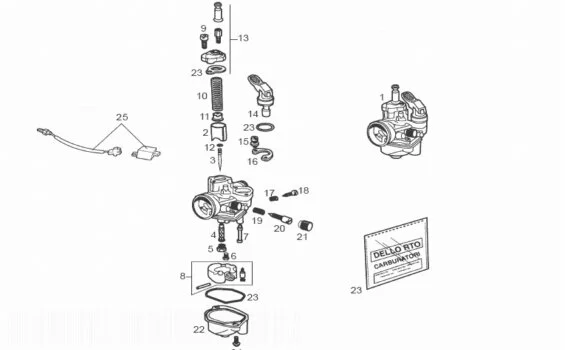 Carburettor Derbi Senda Sm X-trem E2 2004