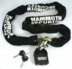 MAMMOTH SOLD SECURE LOCK AND CHAIN 12*12*1800MM: SECURITY